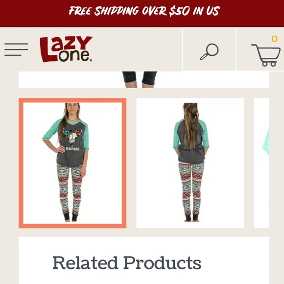 Lazy One Size Extra Small "Dead Tired" Grey & Seafoam Green 3/4 Sleeve T-shirt - Picture 5 of 6